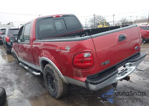 2002 Ford F-150 Lariat/Xlt из США, поврежденный, VIN 1FTRW08L42KA95741